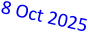 8 Oct 2025