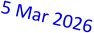 5 Mar 2026