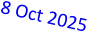 8 Oct 2025